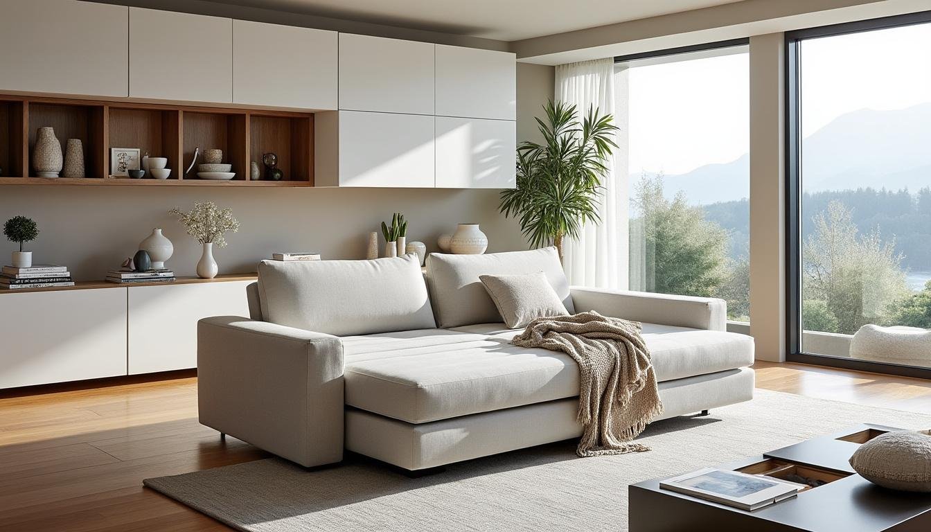 Canapé convertible et gain de place : mythe ou vraie solution ?