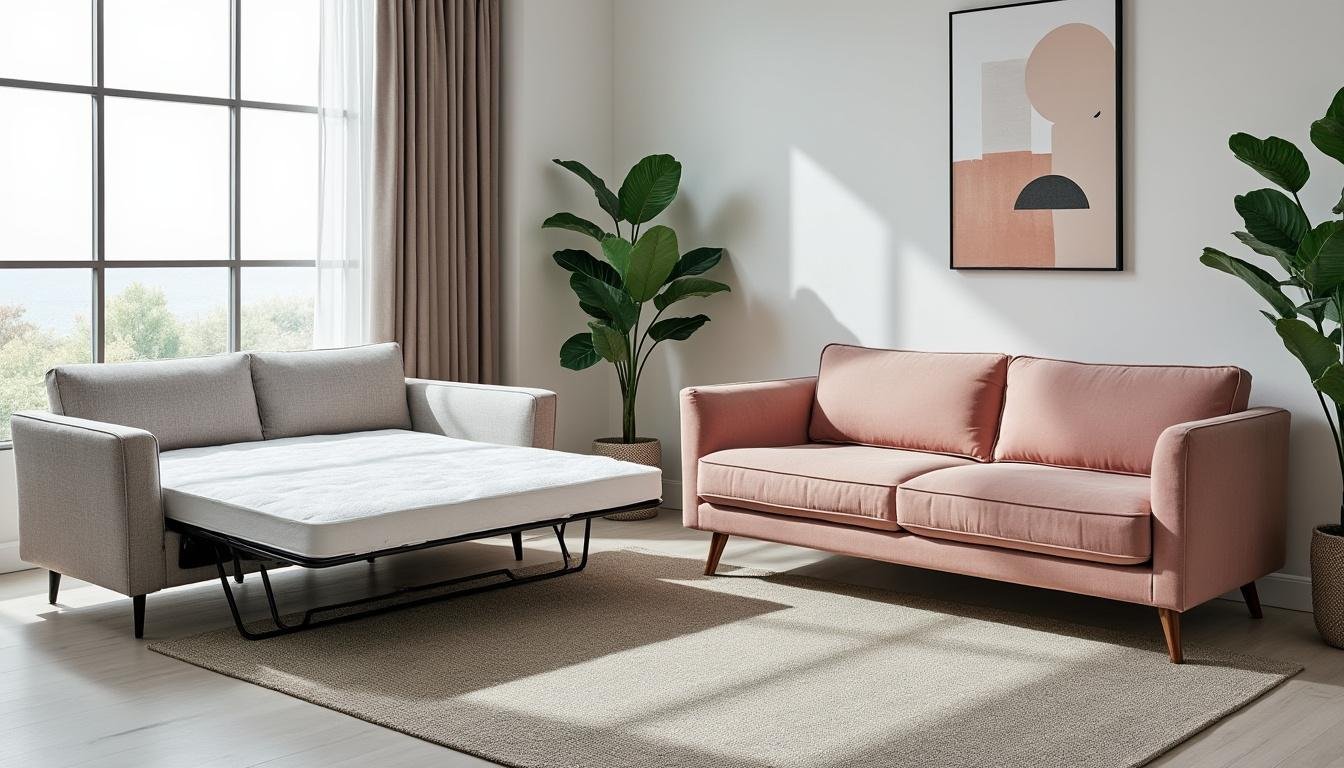 Quelle différence entre un canapé convertible classique et haut de gamme ?