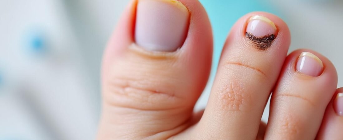 Comprendre les causes des taches marron sur l’ongle du pied et comment les traiter