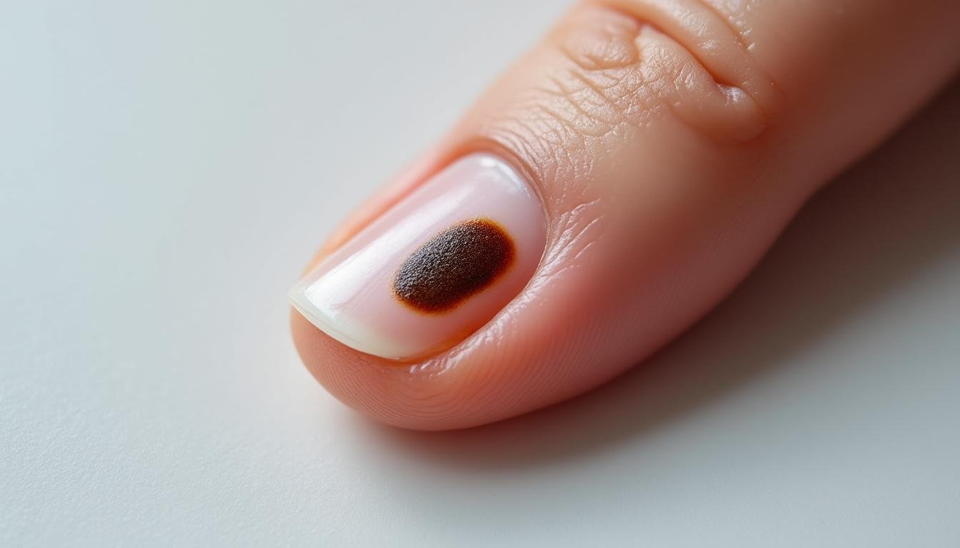 Tache brune sur l’ongle du doigt : causes et traitements efficaces